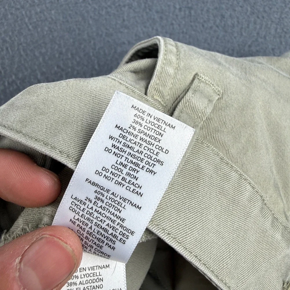 Rhone Everyday Twill Pants Men's 38x32 Beige 5 Pocket Chino Stretch Flat Jeans